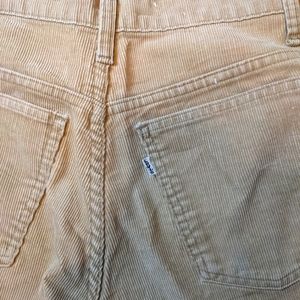 Levi's Tan Corduroy Vintage Pants
